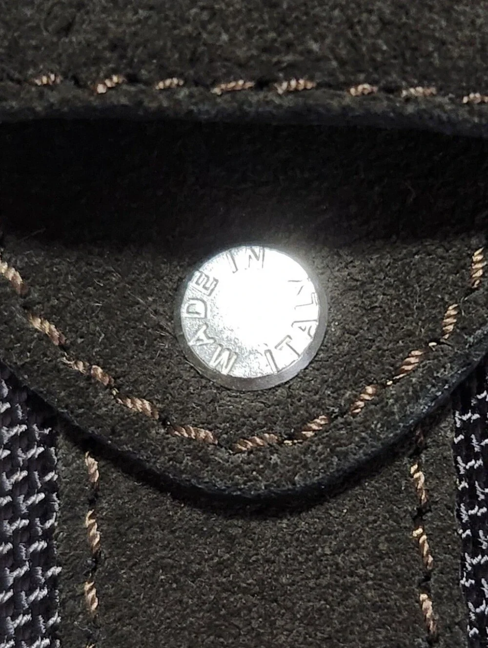 Jennifer Tattanelli Men's Hand Crafted Brown Suede Belt Made Italy Silver Buckle